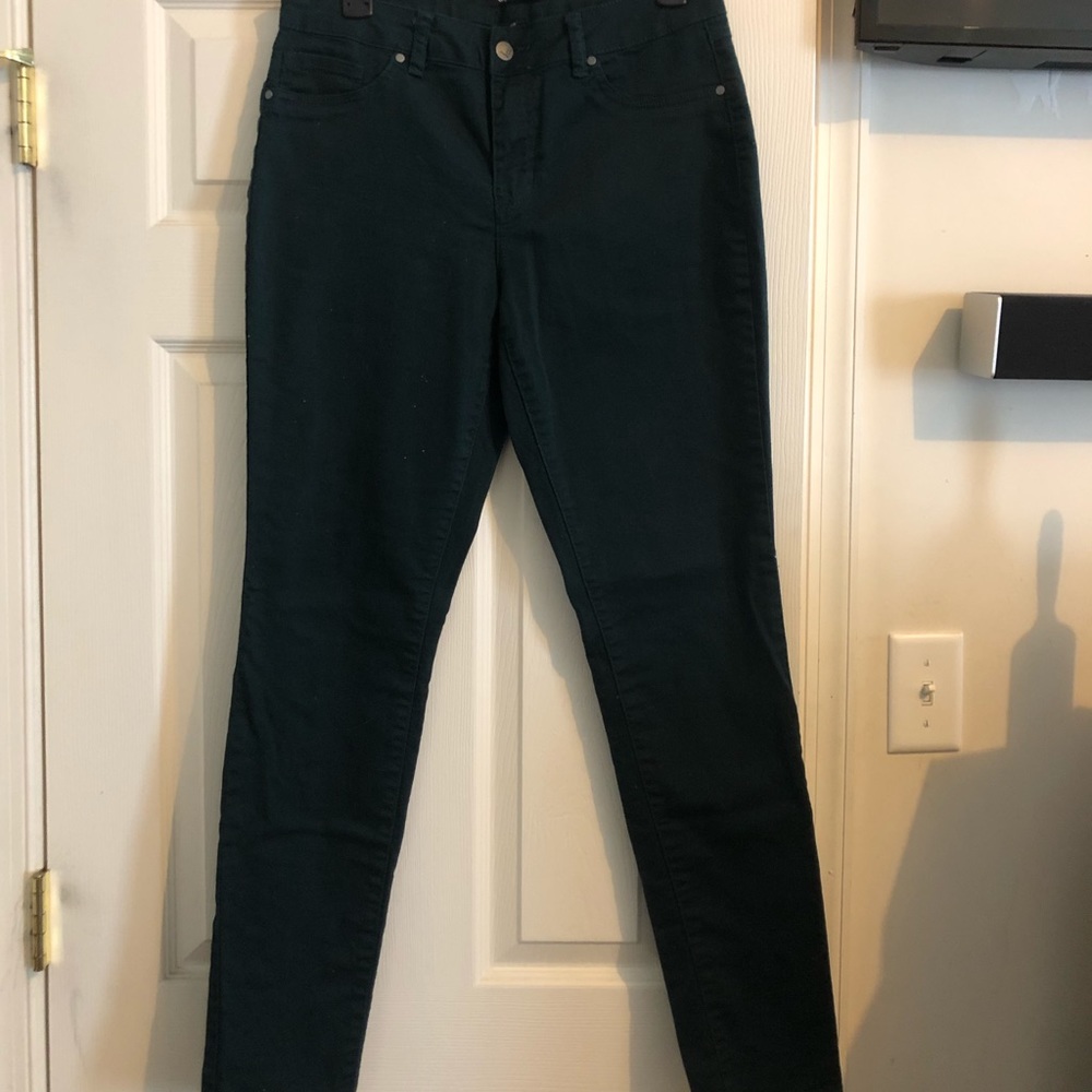 Green jeggings